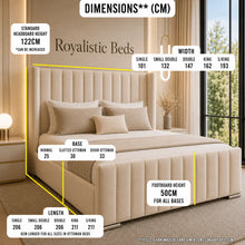 Royalistic Grand Ottoman Storage Bed — Solid Base