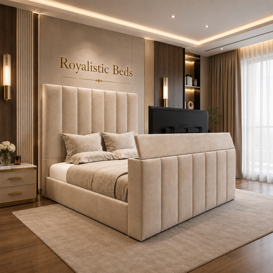 Royalistic Graphite Chesterfield TV Bed
