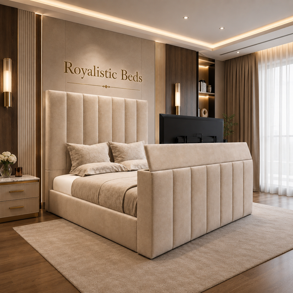 Royalistic Graphite Chesterfield TV Bed
