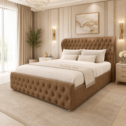 2026 Kendal Butterfly Wingback Bed