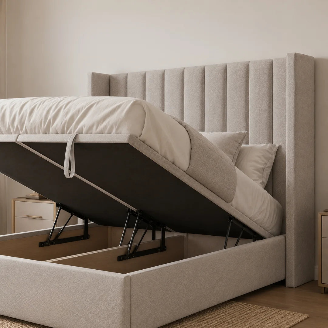 2026 Empire Bed Frame with Optional Ottoman Storage