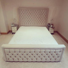 Royalistic Diamond Crystal Chesterfield Bed