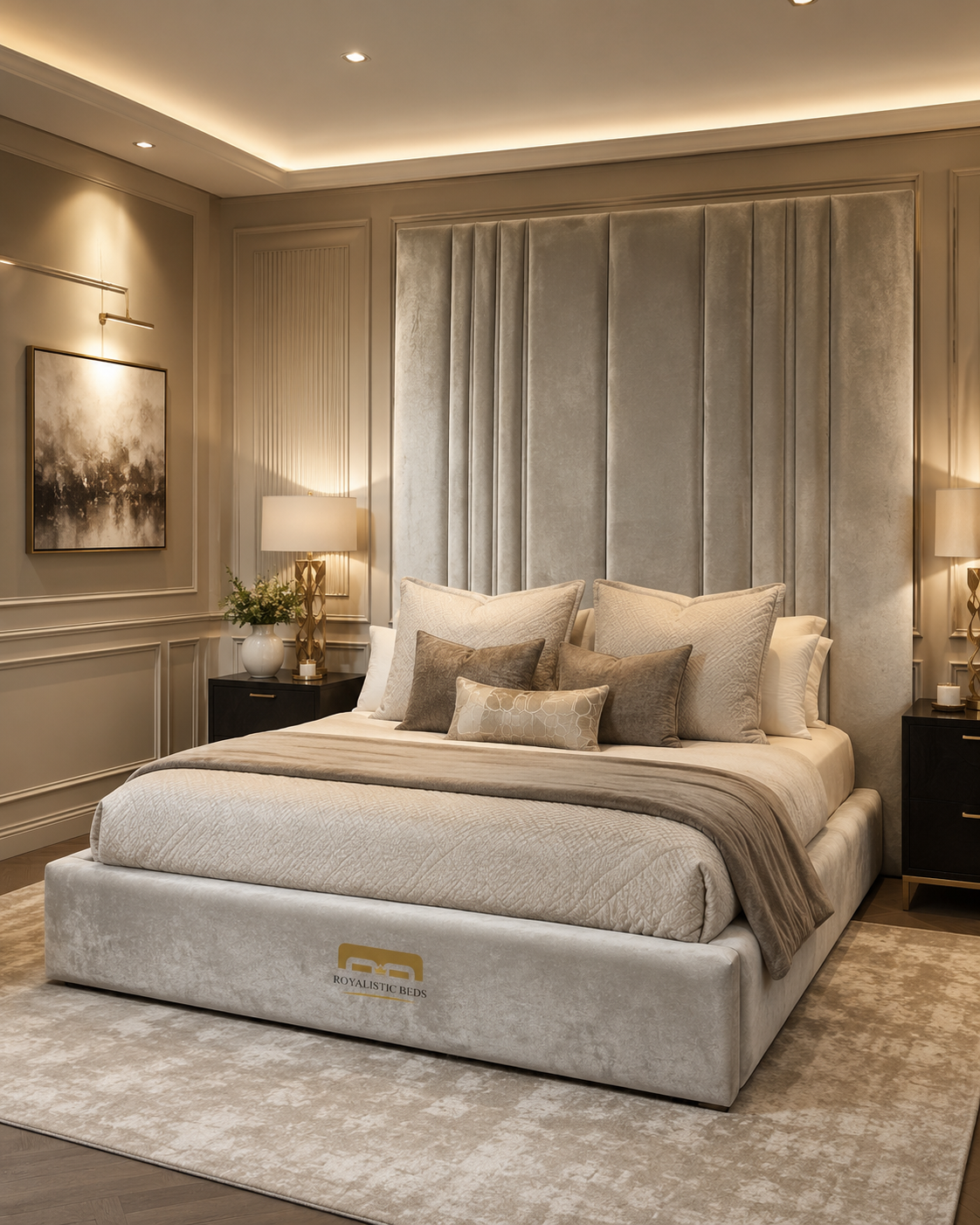 Royalistic Kensington Grand Upholstered Bed