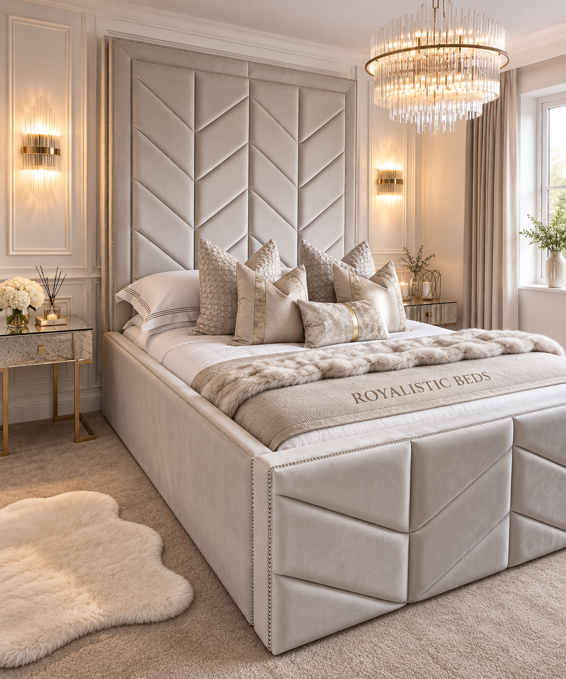 Royalistic Chevron Mayfair Grand Bed