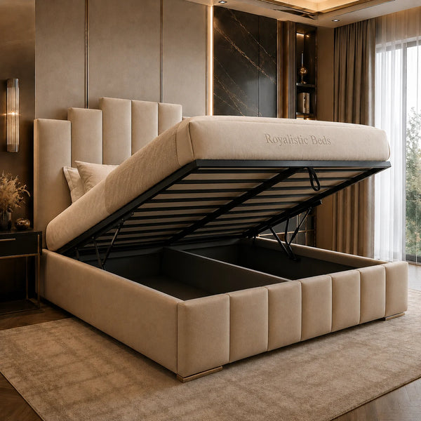 The 2026 Art Deco Bed Style slatted storage