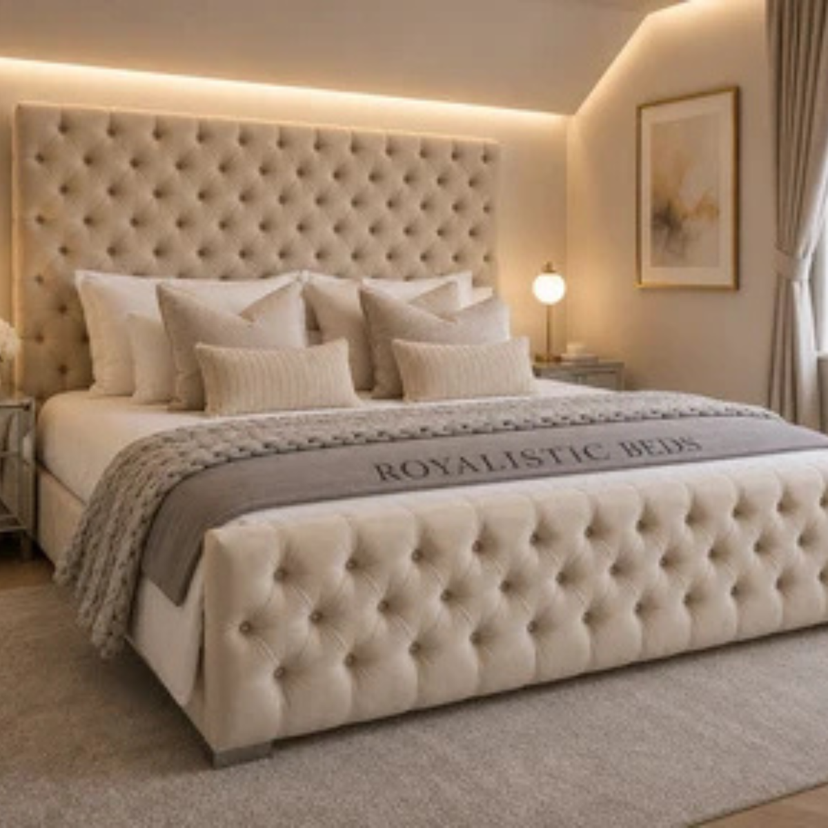 The Savoy Tufted Bed